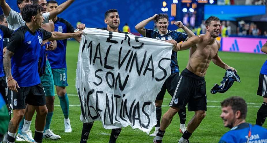 World Cup 2026: Fifa assessing reports after Argentina players hold Falklands banner