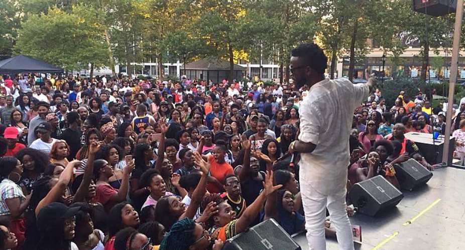 Pictures + Video - Bisa Kdei Headlines Afro Festival In New Jersey, Newark