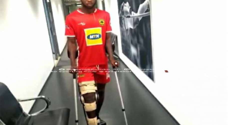 VIDEO: Kotoko Midfielder Richard Senanu Begins Rehab In Germany