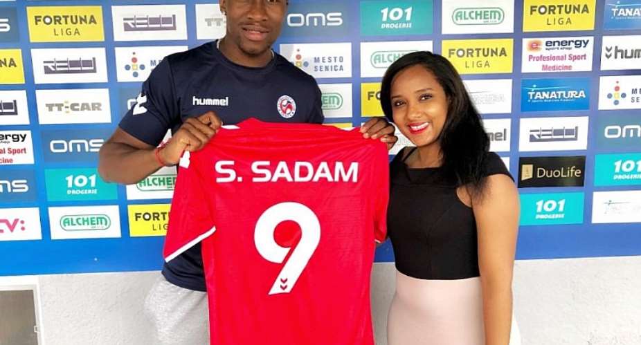 Ghanaian Striker Sadam Sulley Completes Move To Slovakian Side FK Senica