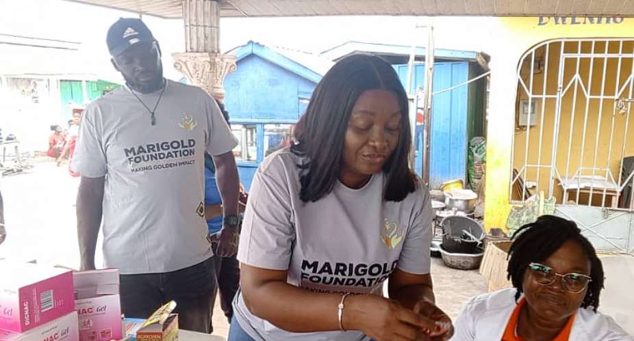 Marigold Foundation organizes health screening for residents of Agona Swedru