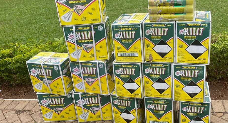 Ashanti Police arrest two for producing fake Kill It insecticide spray