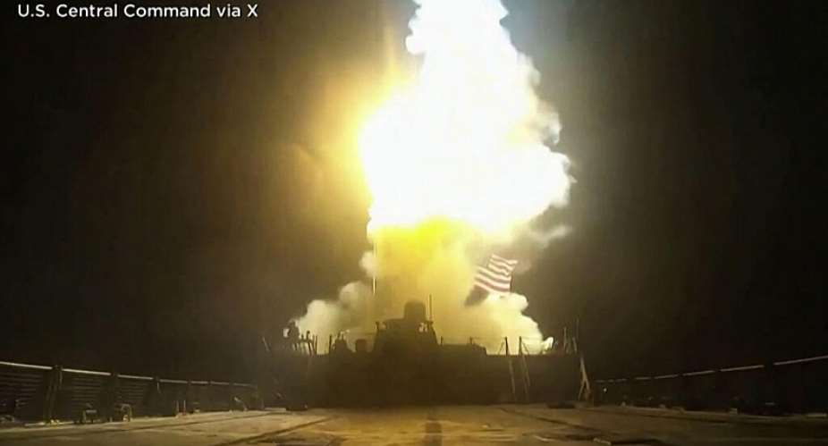 Screengrab made on July 18, 2026 from CENTCOM handout video footage shows what the US military says is the latest wave of precision strikes on Iranian sites. -  AFP via Handout US Central Command Public Affairs