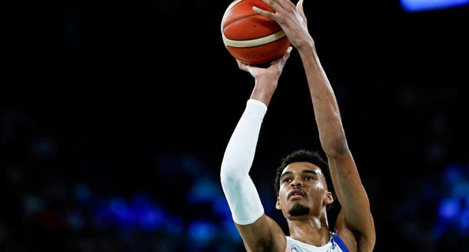 Victor Wembanyama and France lost the 2024 Olympics gold-medal match to the United States -  Luis TATO / AFP/File