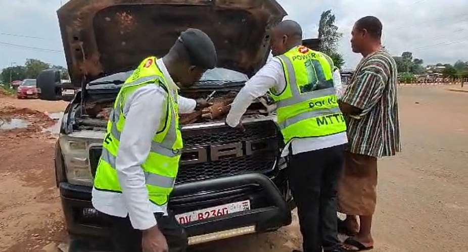 Police impound 700 vehicles in Western Region over illegal sirens and emergency lights