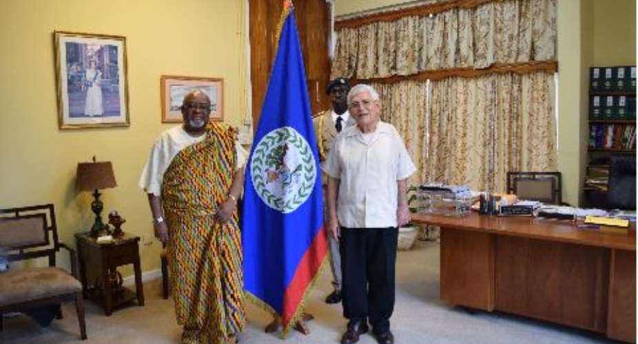 Ambassador Smith Presents Letter Of Credence To Acting Governor General Of Belize