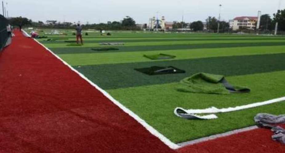 Asamoah Gyan commissions a $200,000 sports facility