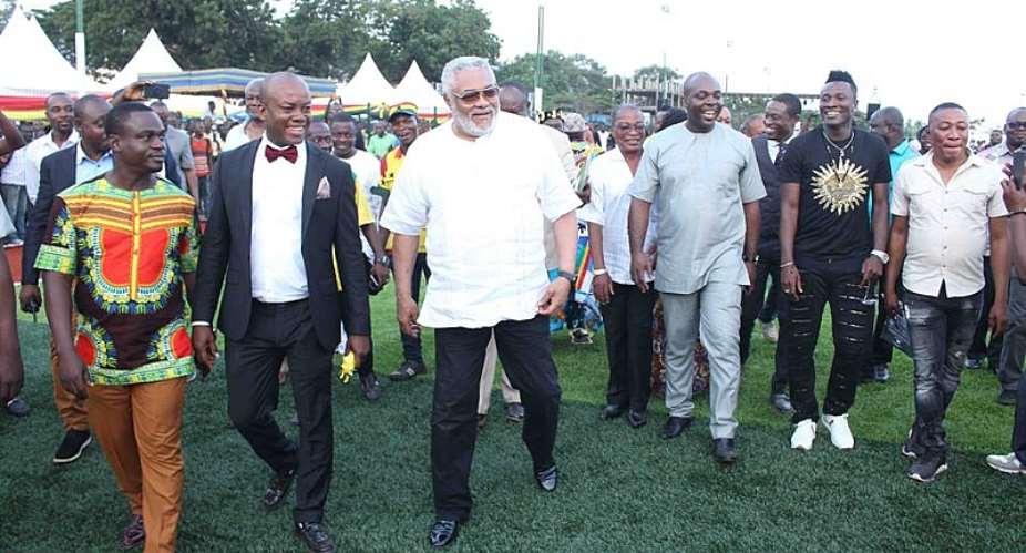 Rawlings commissions Gyans Sports Complex at Accra Academy Photos