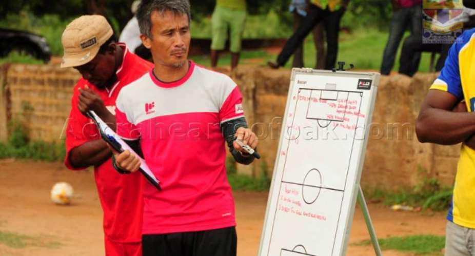 Aduana Stars Coach Kenichi Yatsuhashi Delighted With Performance Of His Team In AS Vita Victory
