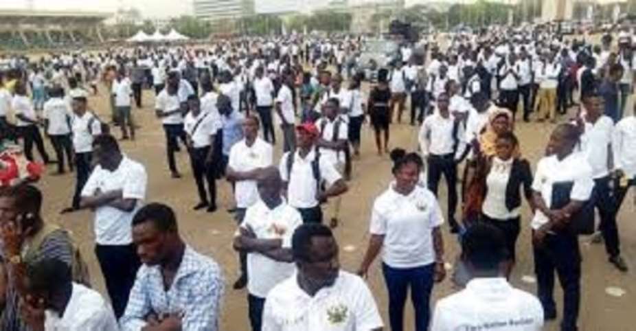 Go to the Office of the President for your nine month arrears — Finance Ministry to NABCo trainees