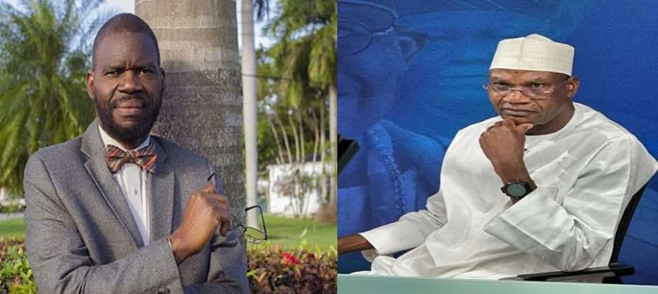 John Egbeazien Oshodi and   Minister Tahir Mamman