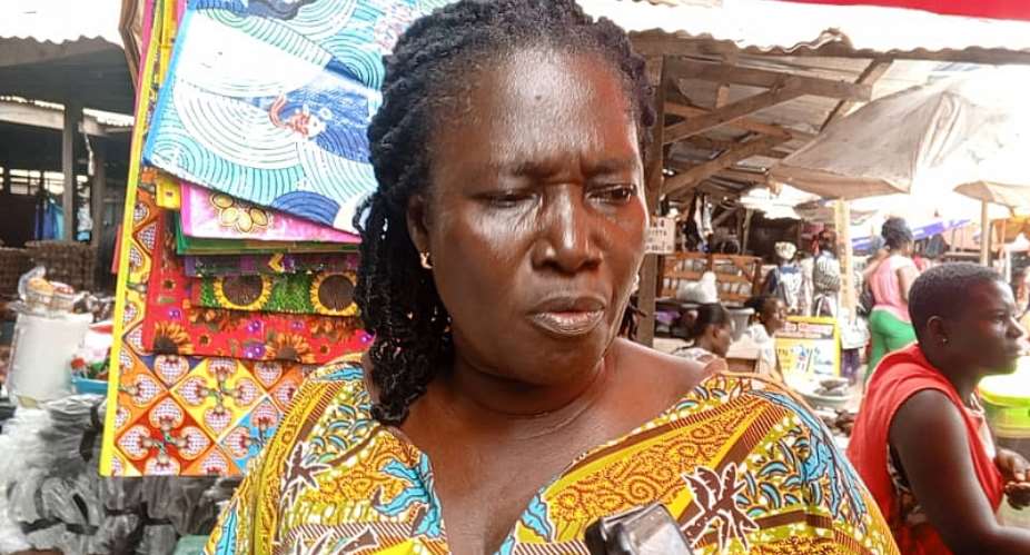 Madam Esther Sekyi Assembly Member In-charge of Agona Swedru Central market