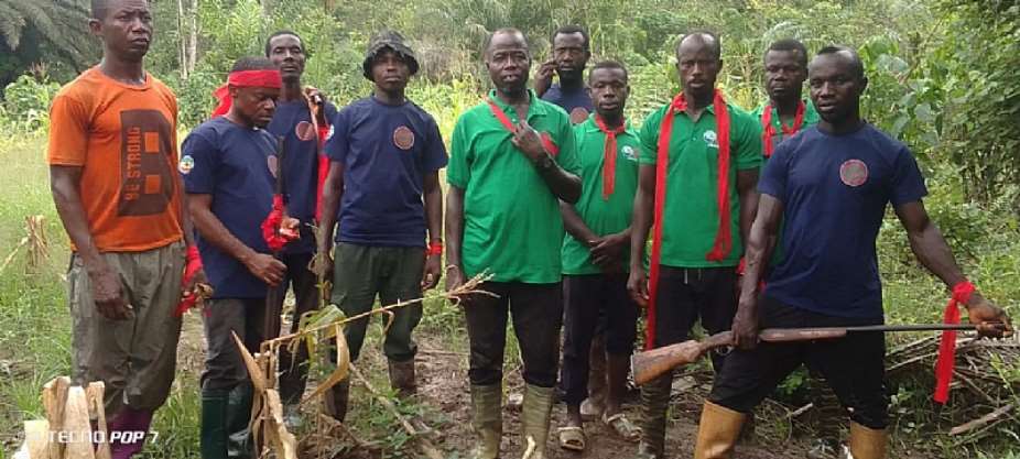 JAGA Patrols Forest Frontiers to Keep Jema Galamsey-Free