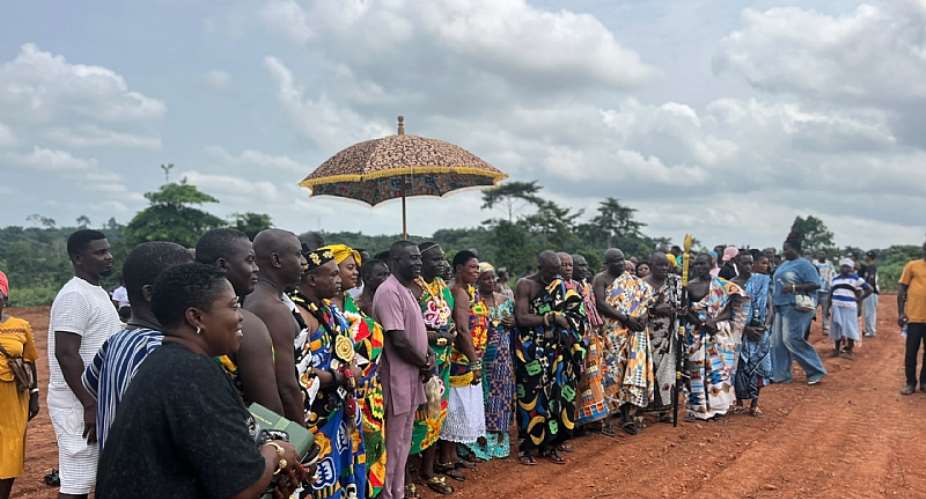 Captain Smart cuts sod for first DVLA office in Gomoa enclave