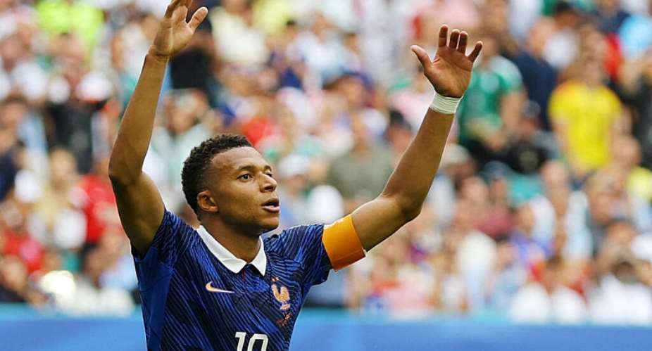 Frances Kylian Mbappe during the World Cup third-place playoff against England, on July 19, in Miami, USA. -  Carlos Barria, Reuters