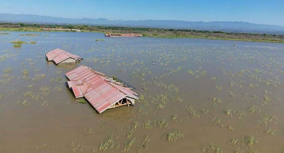 Kenyas Lake Baringo has been rising for several months, following above-average rainfall. -  Environmental and Climate Change Group