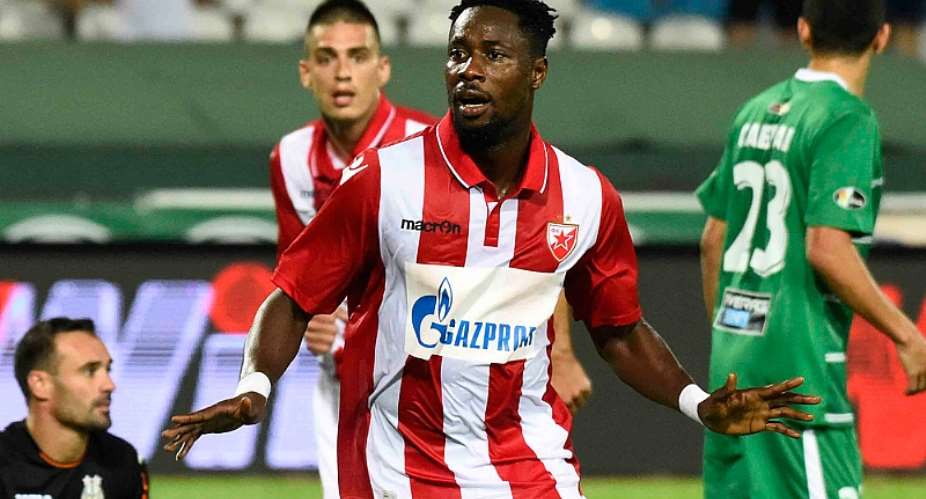 Europa League qualifiers: No goal for Richmond Boakye as Red Star Belgrade progress