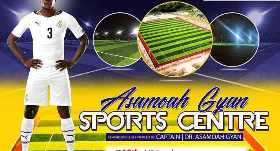 Asamoah Gyan: Accra Academy pitch will unearth great talents for Ghana