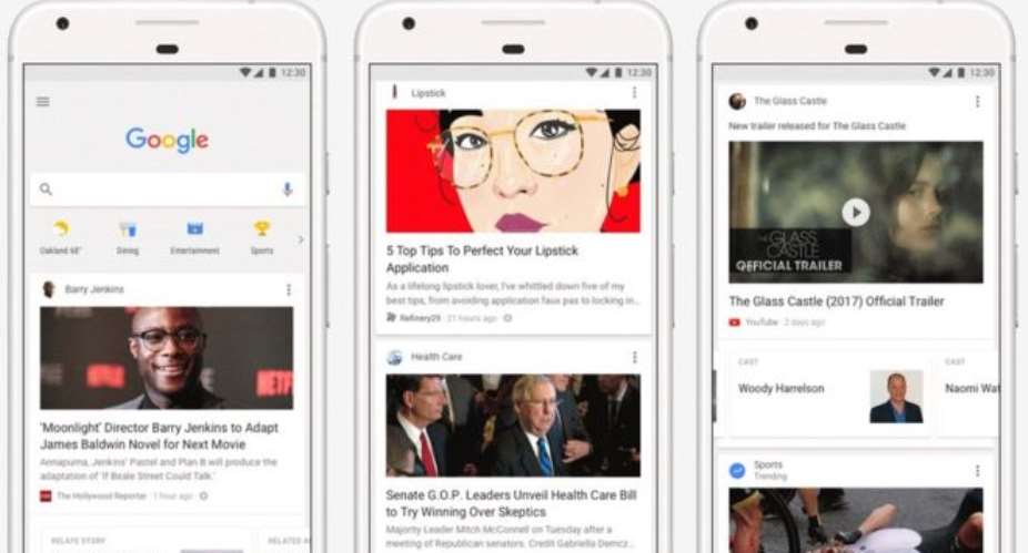 Google to add news feed to website and app
