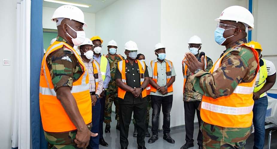 Chief Of Defense Staff Commends Military-Civilian Co-operation Over Construction Of Infectious Disease Treatment Centre