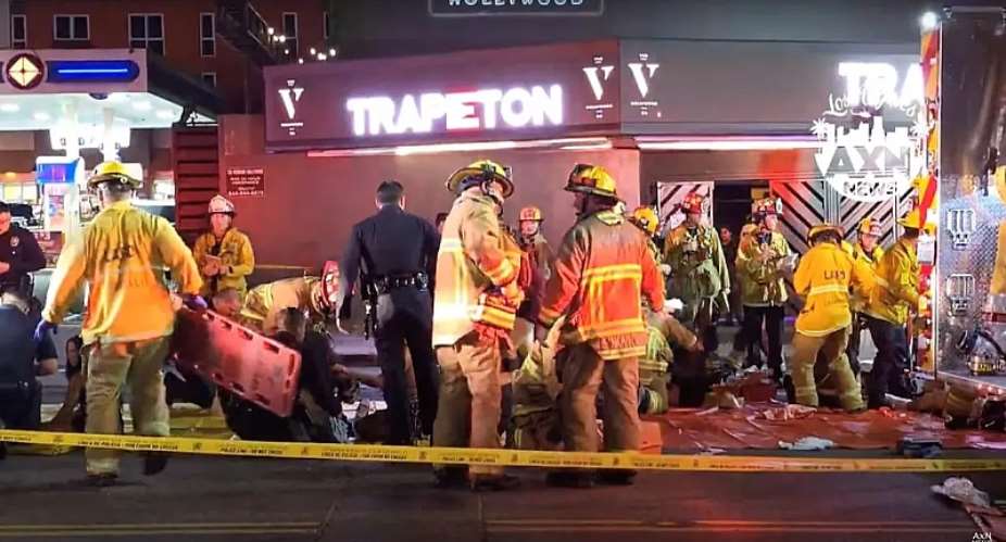 Heartbreaking tragedy as driver plows into crowd outside LA nightclub, injuring 30