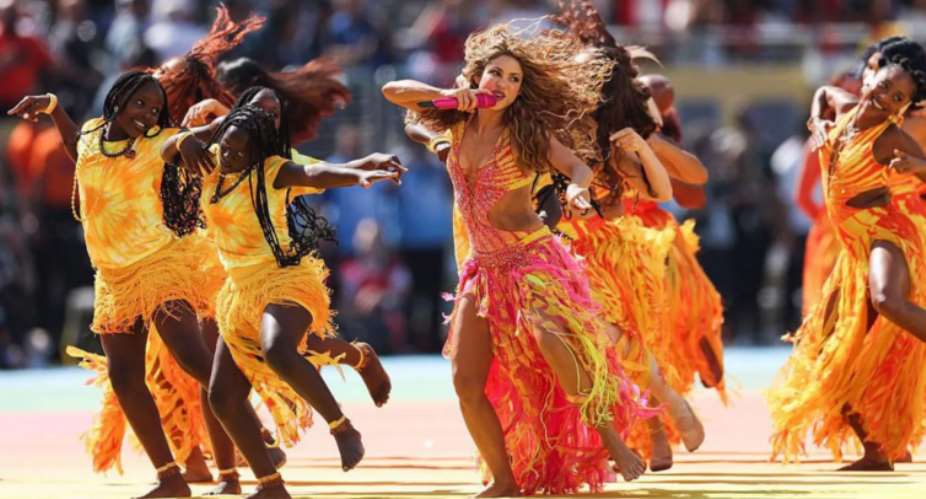 Getty ImagesShakira and Burna Boy performed their collaboration, Dai Dai, which has been a global chart hit a fixture in stadiums throughout the tournament