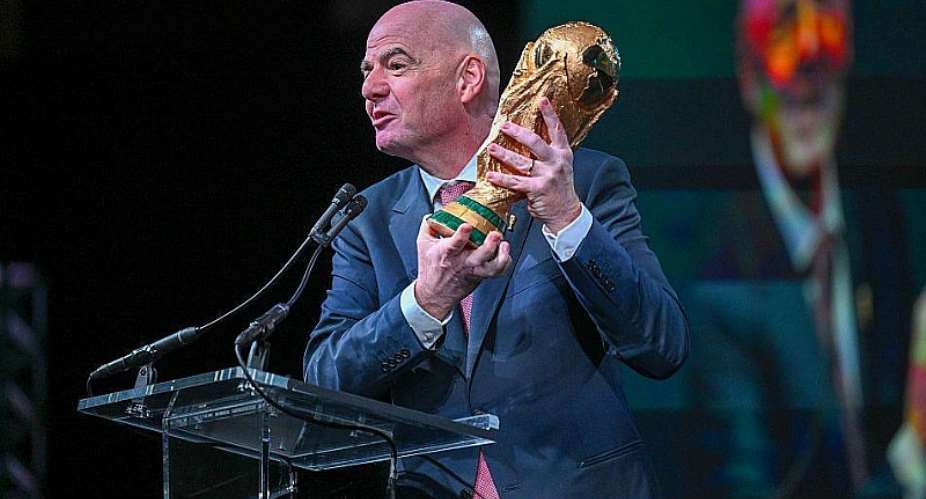 Getty ImagesImage caption: Gianni Infantino was elected Fifa president on a manifesto that included increasing the size of the World Cup