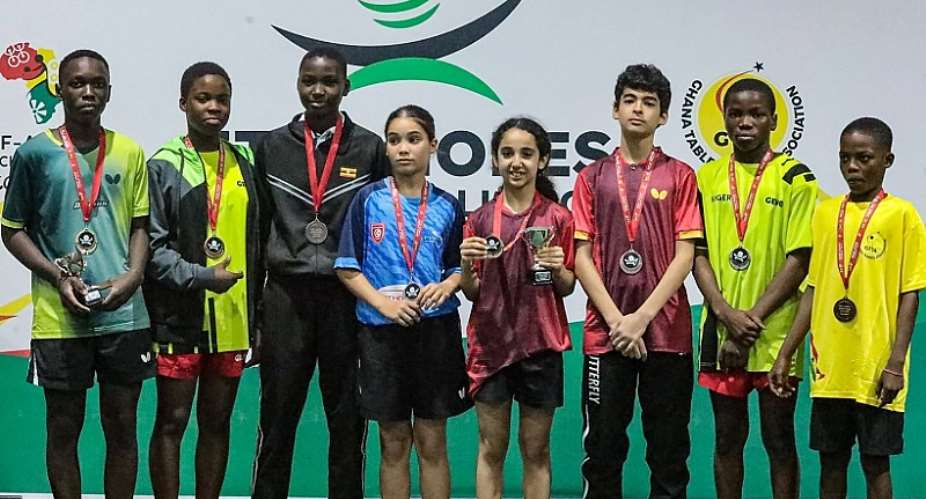 Ugandas Sebatindira, Egypts Zeina crowned ITTF Africa Hopes Week & Challenge 2026 Champions in Accra