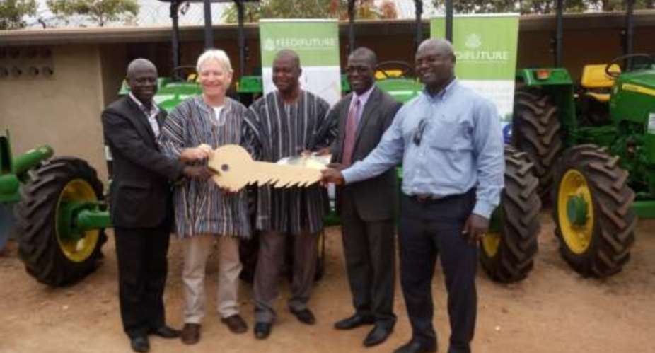 Antika receives four tractors to boost seed production