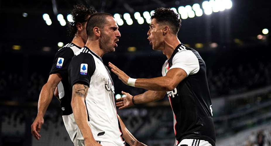 Juventus-Lazio, Serie A 2019-2020: esultanza Cristiano Ronaldo dopo il gol dell'1-0 Getty ImagesImage credit: Getty Images