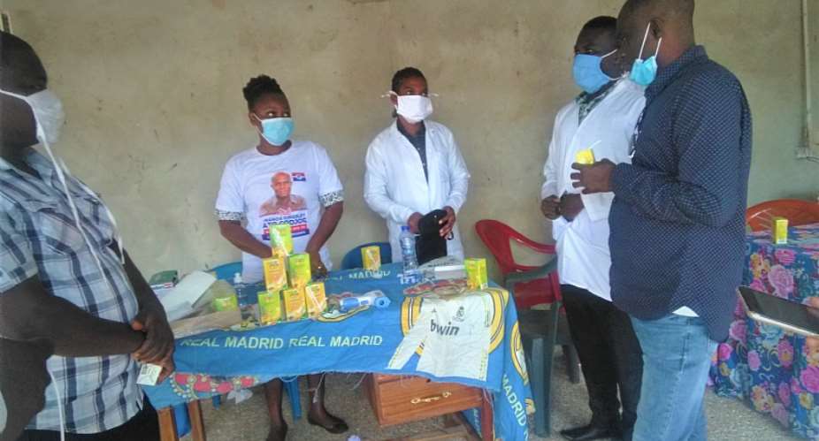 Ekumfi MP Holds Free Health Screening To Check Health Status Of Residents