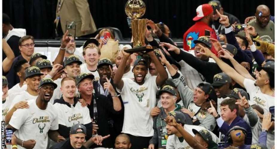 The Milwaukee Bucks have won the NBA title twice in their history