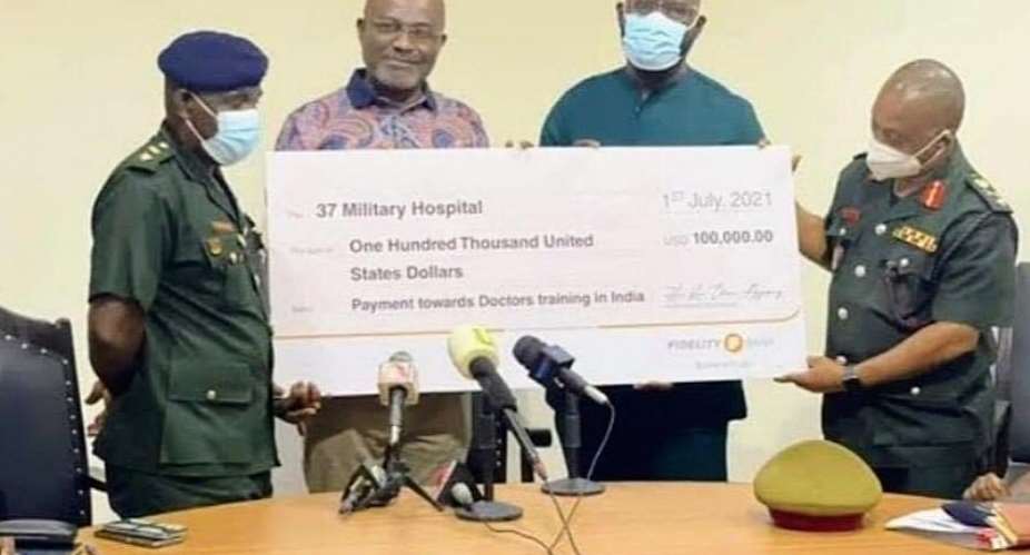 Ken Agyapong donates 100,000 to GAF for training of medical officers in India