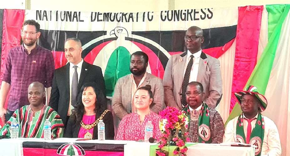 Lord Mayor of Manchester attends NDC's Extraordinary Conference for Mahama's 2024 election bid