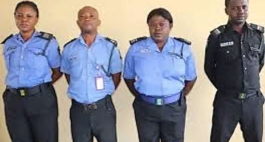 Four Abuja policemen detained for extorting 53,000 (about $38) from Nigerias anti-corruption chief at illegal checkpoint