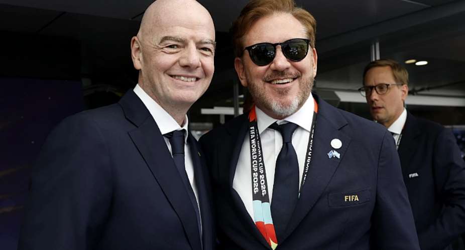 Gianni Infantino (left) and Alejandro Dominguez (right) have both spoken about expanding the World Cup to 64 teams Credit: Getty Images/Eva Marie Uzcategui