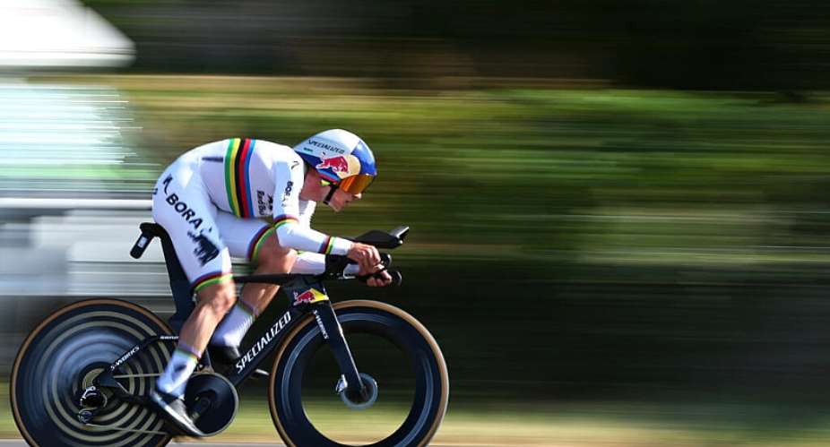 The time-trial victory was Remco Evenepoels second successive stage win at the Tour de France. -  Anne-Christine Poujoulat, AFP