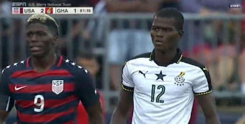 Policeman Samuel Sarfo finally makes Ghana debut in defeat to USA