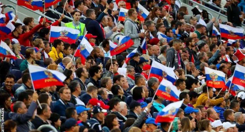 2018 World Cup: Fifa Fines Russia For 'Discriminatory Banner'