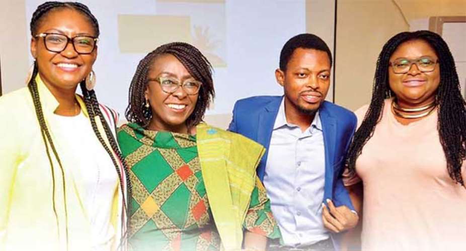 Juliet Asante, Dzifa Gomashie, Peter Sedufia and Nana Yaa Sarpong