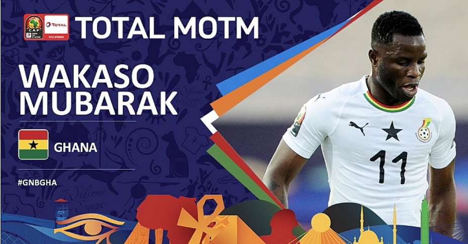 Mubarak Wakaso Wins Match Of The Match Award In Ghana-Guinea Match