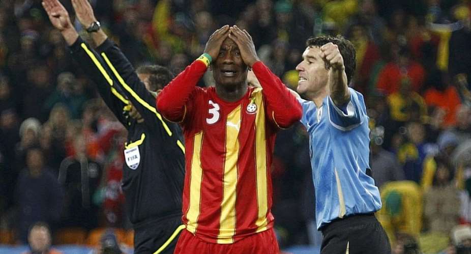 TODAY IN SPORTS HISTORY: Asamoah Gyan Broke The Hearts Of Ghanaians Against Uruguay During 2010 WC
