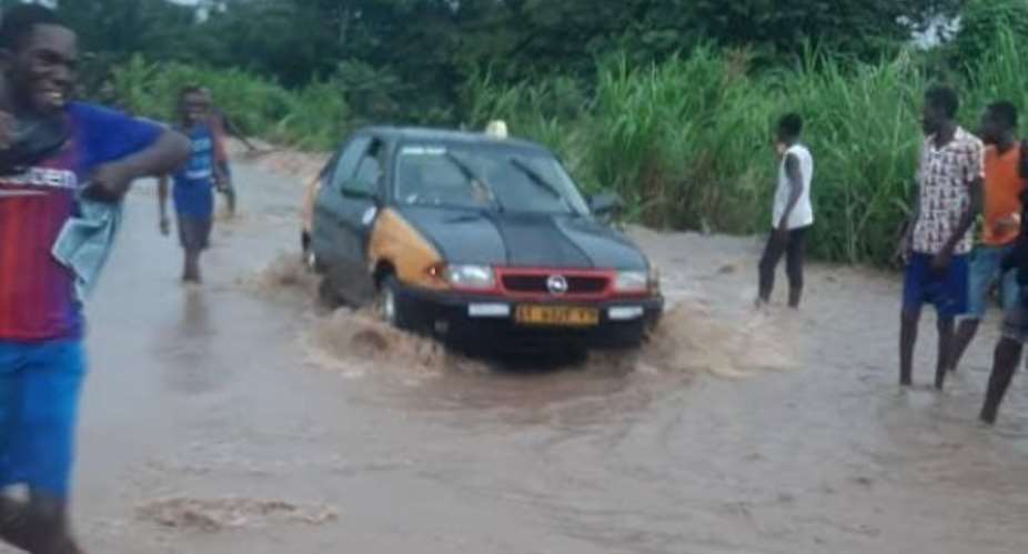 Rains Wreck Havoc; Cuts Off Four Communities From Adaklu District, Ho