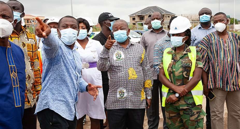 Health Minister Impressed With Work On Nearly-Complete Infectious Disease Centre