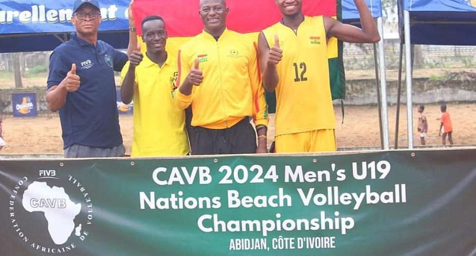 Ghana grabs silver at the 2024 Men’s U-19 Nations Volleyball Championship in Ivory Coast