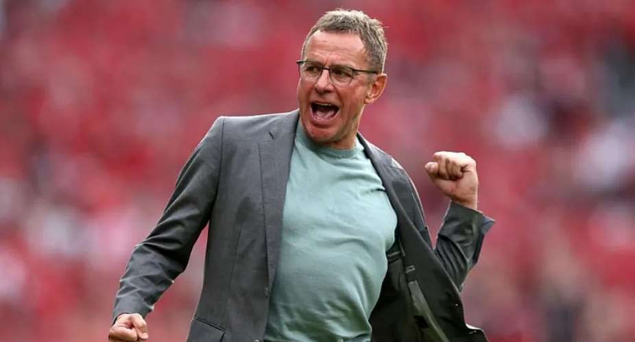GETTY IMAGES

Image caption: Ralf Rangnick's Austria finished top of Group D with six points after two wins and one defeat