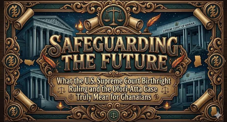 Safeguarding the Future: What the U.S. Supreme Court Birthright Ruling and the Ofori-Atta Case Truly Mean for Ghanaians