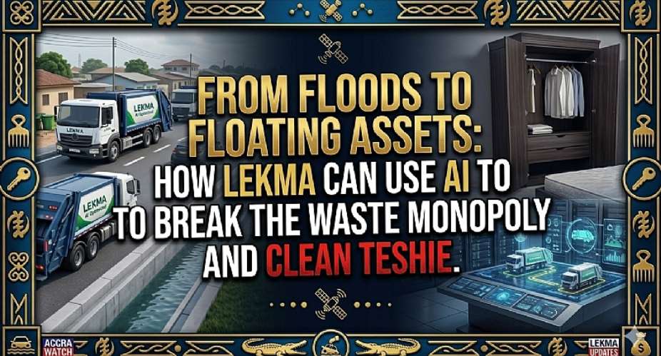 From Floods to Floating Assets: How LEKMA Can Use AI to Break the Waste Monopoly and Clean Teshie