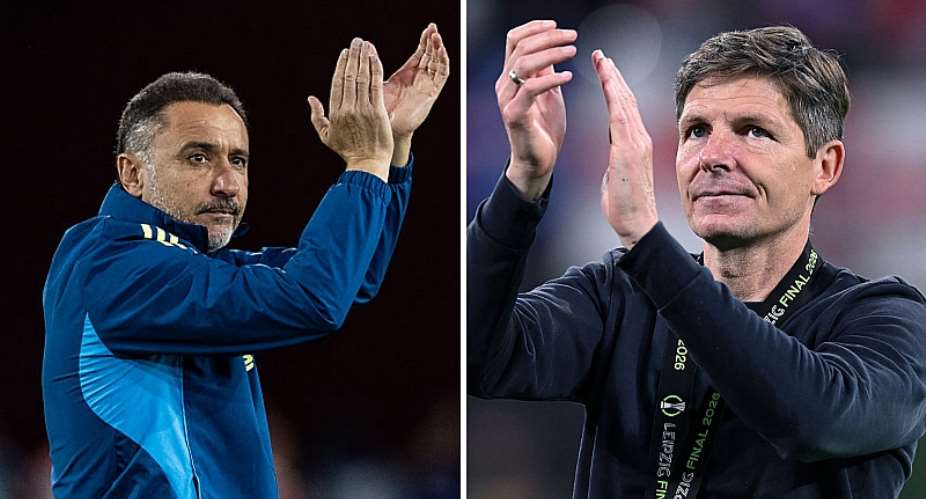 Getty ImagesImage caption: Vitor Pereira (left) is poised to be replaced by Oliver Glasner (right)