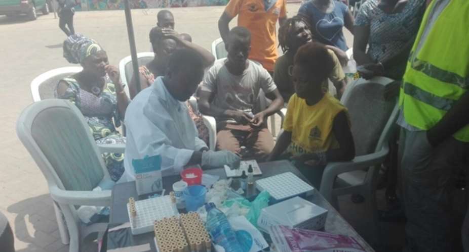 Hundreds benefit from health screening at Art Center in Accra